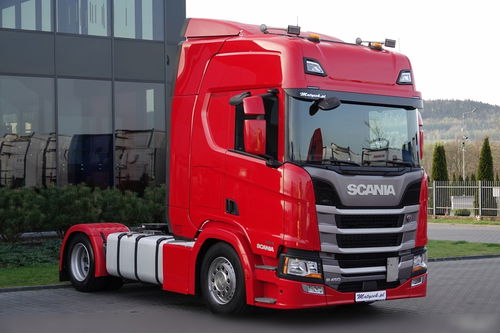 Scania R 450 / LOWDECK / MEGA / OPONY 100% / 2021 / PO ZŁOTYM KONTRAKCIE SERWISOWYM 