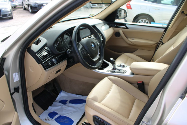 BMW X3 Salon Polska netto 73089 PLN Panorama Kamera Skóra Webasto zdjęcie 14