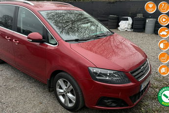 Seat Alhambra 2.0tdi 184KM dsg 7.os.skory zamsz el.dezwi+klapa serwis 1wl 1.r.gwatan