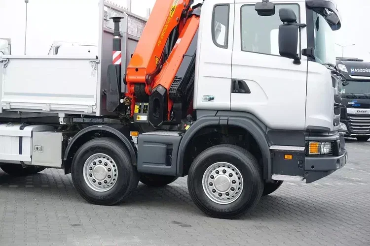 Scania G 400 / E 5 / 8 X 4 / WYWROTKA + HDS / TRIDEM / PALFINGER PK 26002 / MANUAL zdjęcie 18