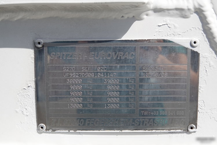 Spitzer CEMENTONACZEPA / 34 000 L / SILOS / 3 KOMORY / OSIE SAF  zdjęcie 18