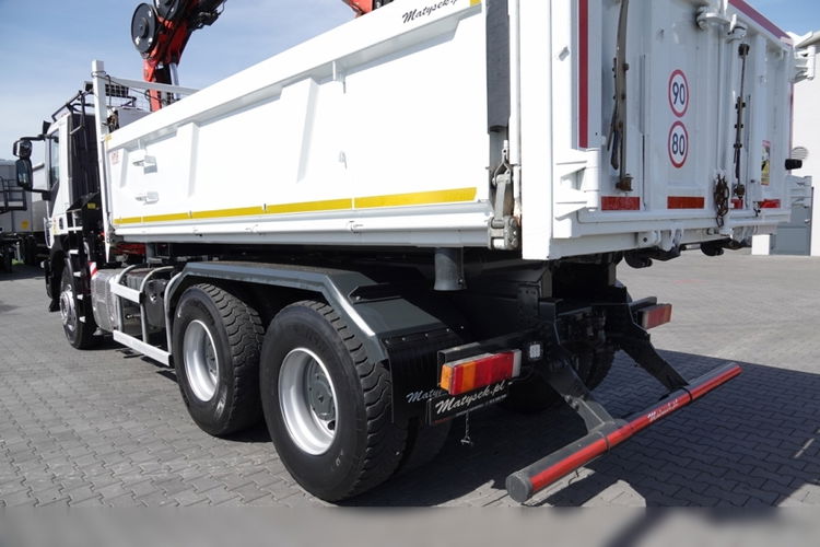Iveco   TRAKKER 450 / 6x4 / WYWROTKA + HYDROBURTA / + HDS FASSI F165  / WYSÓW 8 M / CHWYTAK / EURO 6 zdjęcie 21