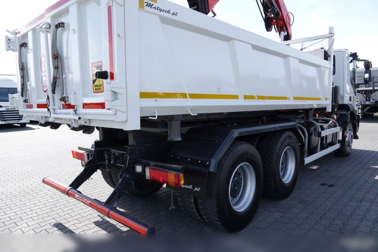 Iveco   TRAKKER 450 / 6x4 / WYWROTKA + HYDROBURTA / + HDS FASSI F165  / WYSÓW 8 M / CHWYTAK / EURO 6 zdjęcie 23