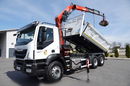 Iveco   TRAKKER 450 / 6x4 / WYWROTKA + HYDROBURTA / + HDS FASSI F165  / WYSÓW 8 M / CHWYTAK / EURO 6 zdjęcie 2