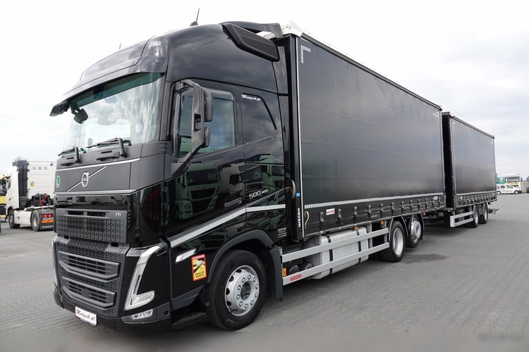 Volvo FH 500 / I-SAVE / XL / ZESTAW TANDEM PRZEJAZDOWY 120 M3 / 2023 / I-PARK COOL / ZAWIESIE DOKI DO WÓZKA / PO ZŁOTYM KONTRAKCIE SERWISOWYM zdjęcie 3