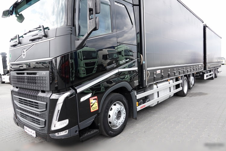 Volvo FH 500 / I-SAVE / XL / ZESTAW TANDEM PRZEJAZDOWY 120 M3 / 2023 / I-PARK COOL / ZAWIESIE DOKI DO WÓZKA / PO ZŁOTYM KONTRAKCIE SERWISOWYM zdjęcie 8