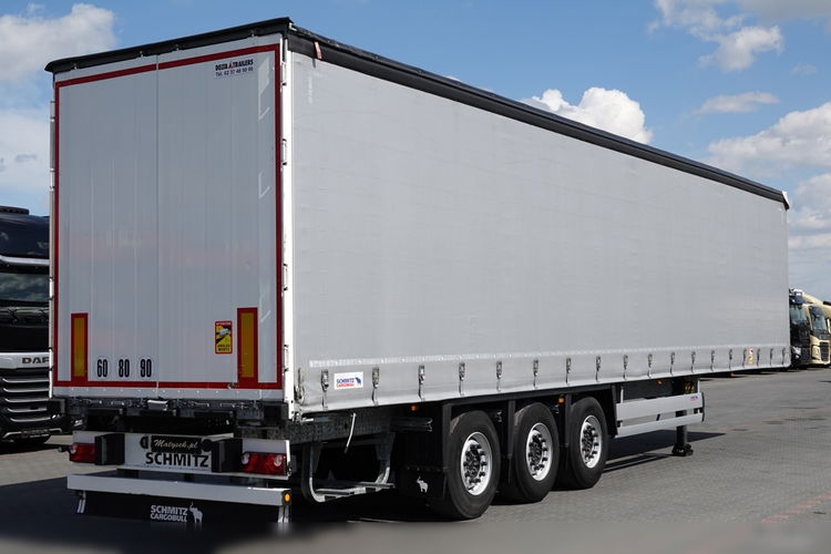 Schmitz -CARGOBULL / FIRANKA / STANDARD / 2 OSIE PODNOSZONE / 2021 R / MAŁO UŻYWANA zdjęcie 7