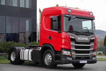 Scania G 450 / RETARDER / HYDRAULIKA / CAŁA NA PODUSZKACH / OPTICRUISE + SPRZĘGŁO / SPROWADZONA / NISKA KABINA / PO KONTRAKCIE SERWISOWYM