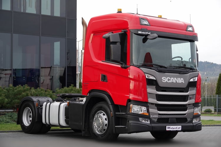 Scania G 450 / RETARDER / HYDRAULIKA / CAŁA NA PODUSZKACH / OPTICRUISE + SPRZĘGŁO / SPROWADZONA / NISKA KABINA / PO KONTRAKCIE SERWISOWYM zdjęcie 1