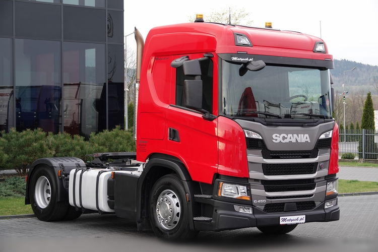 Scania G 450 / RETARDER / HYDRAULIKA / CAŁA NA PODUSZKACH / OPTICRUISE + SPRZĘGŁO / SPROWADZONA / NISKA KABINA / PO KONTRAKCIE SERWISOWYM zdjęcie 2