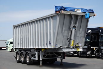 STAS WYWROTKA 43 m3  / ALUMINIOWA / OŚ PODNOSZONA  /  ALUFELGI  