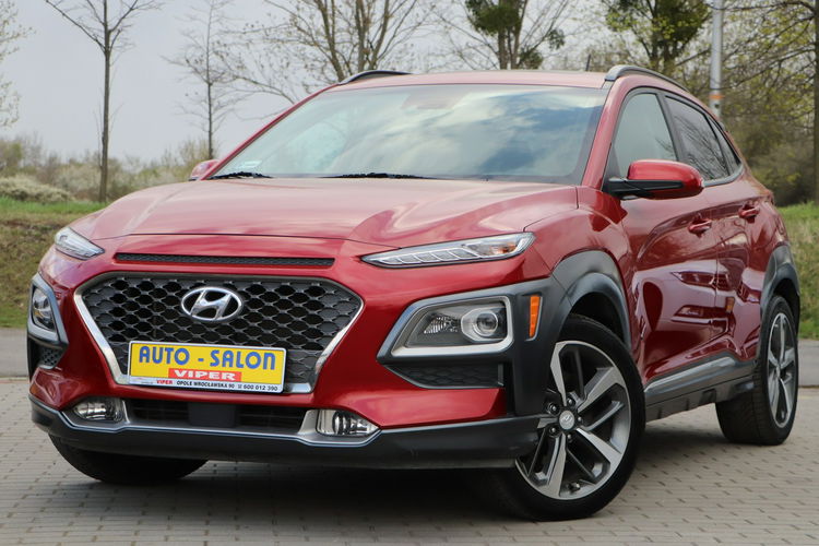 Hyundai Kona AUTOMAT,  navi,  4x4,  parktronic,  zarejestrowany zdjęcie 3