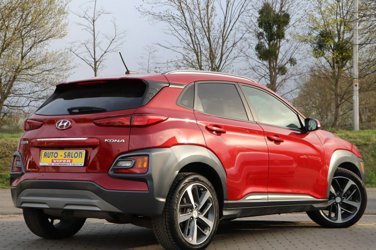 Hyundai Kona AUTOMAT,  navi,  4x4,  parktronic,  zarejestrowany zdjęcie 4