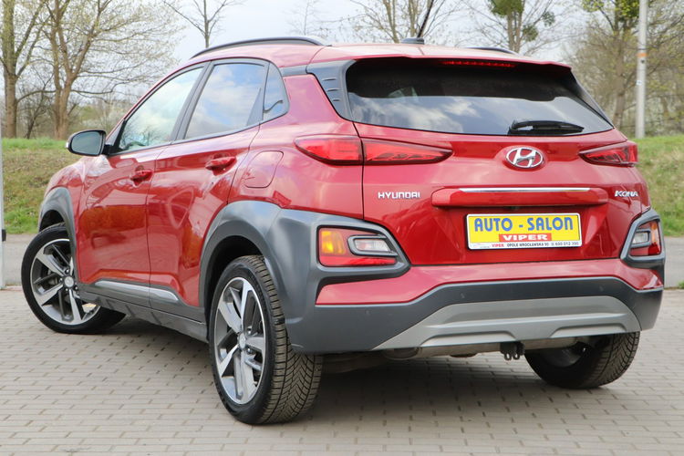 Hyundai Kona AUTOMAT,  navi,  4x4,  parktronic,  zarejestrowany zdjęcie 5