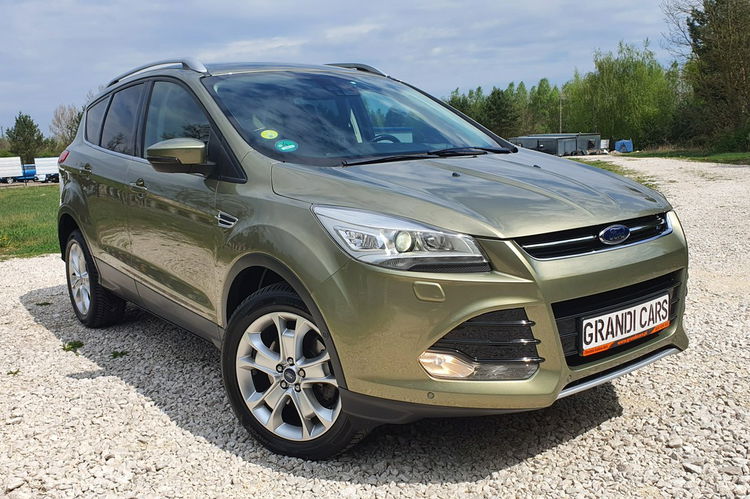Ford Kuga 2.0 TDCi 163KM # 4x4 # Titanium # Bogate Wyposażenie # Super Stan zdjęcie 3