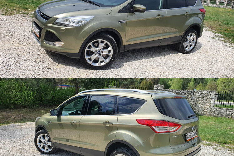 Ford Kuga 2.0 TDCi 163KM # 4x4 # Titanium # Bogate Wyposażenie # Super Stan zdjęcie 42