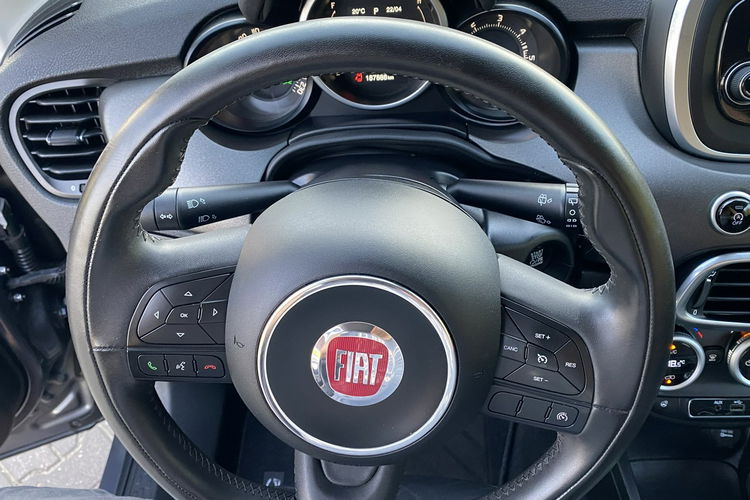 Fiat 500x Automat+Podgrz kierownica+skóry+Elekt regulacja foteli+Aktywny temp zdjęcie 23