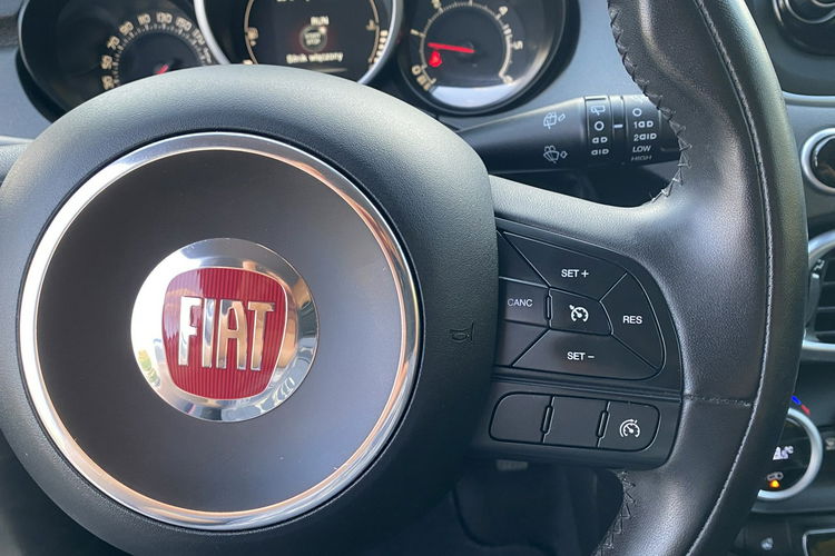 Fiat 500x Automat+Podgrz kierownica+skóry+Elekt regulacja foteli+Aktywny temp zdjęcie 24