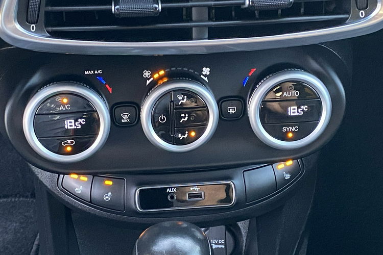 Fiat 500x Automat+Podgrz kierownica+skóry+Elekt regulacja foteli+Aktywny temp zdjęcie 26