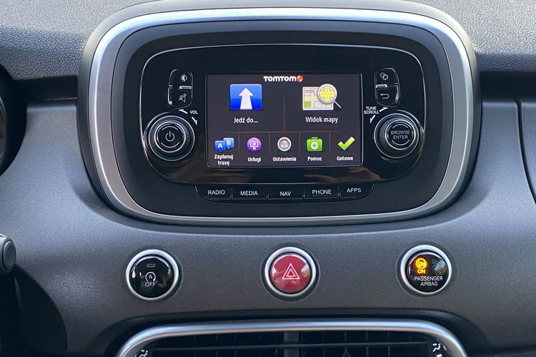 Fiat 500x Automat+Podgrz kierownica+skóry+Elekt regulacja foteli+Aktywny temp zdjęcie 28