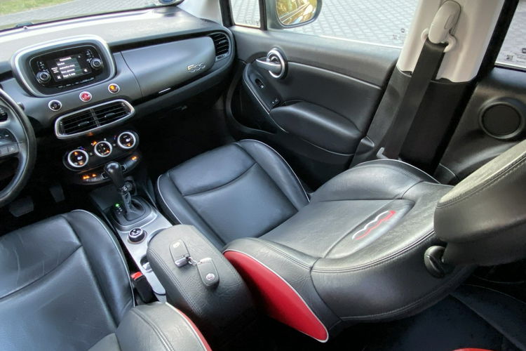 Fiat 500x Automat+Podgrz kierownica+skóry+Elekt regulacja foteli+Aktywny temp zdjęcie 33