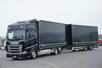 Scania R 410 / LNG / ACC / EURO 6 / ZESTAW PRZEJAZDOWY 120 M3 / RETARDER
