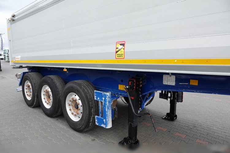 BENALU   WYWROTKA / 26 m3 / ALUMINIOWA / OŚ PODNOSZONA / WAGA: 5 000 KG / ALUFELGI / SPROWADZONA zdjęcie 9