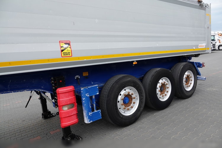 BENALU   WYWROTKA / 26 m3 / ALUMINIOWA / OŚ PODNOSZONA / WAGA: 5 000 KG / ALUFELGI / SPROWADZONA zdjęcie 10