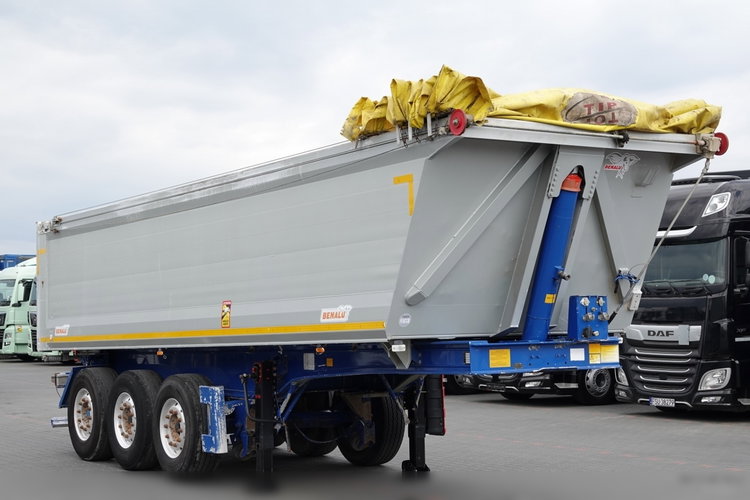BENALU   WYWROTKA / 26 m3 / ALUMINIOWA / OŚ PODNOSZONA / WAGA: 5 000 KG / ALUFELGI / SPROWADZONA zdjęcie 1