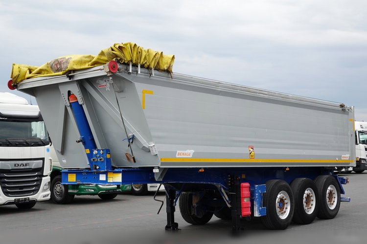 BENALU   WYWROTKA / 26 m3 / ALUMINIOWA / OŚ PODNOSZONA / WAGA: 5 000 KG / ALUFELGI / SPROWADZONA zdjęcie 2