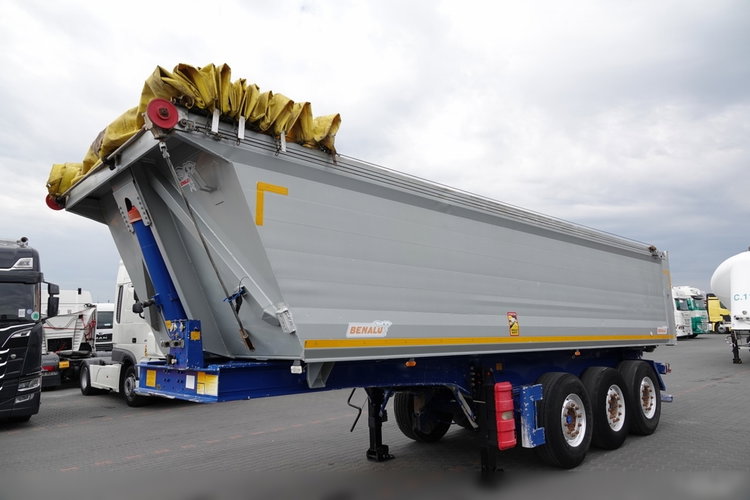 BENALU   WYWROTKA / 26 m3 / ALUMINIOWA / OŚ PODNOSZONA / WAGA: 5 000 KG / ALUFELGI / SPROWADZONA zdjęcie 3