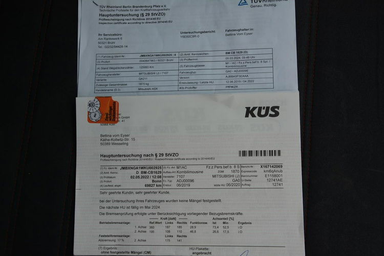Mitsubishi ASX Lift Radar Skóry bi-Xenon Duża Navi Kamera Ledy Alu 18" zdjęcie 32