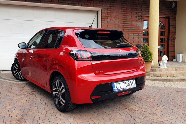 Peugeot 208 2020 rej, ALLURE + dodatki witrual cocpit, kamera 360, navi, I WŁ, PL zdjęcie 9