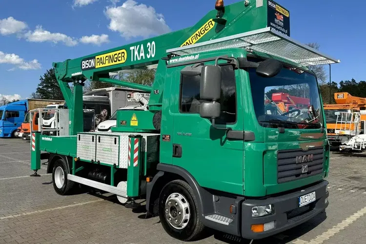 MAN TGL 8.180 Zwyżka Bison Palfinger TKA 30KS zdjęcie 1