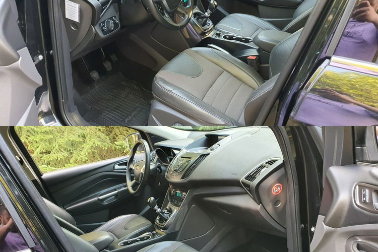 Ford Kuga 2.0 TDCi 140KM # 4x4 # Titanium # Bogate Wyposażenie # Super Stan zdjęcie 15