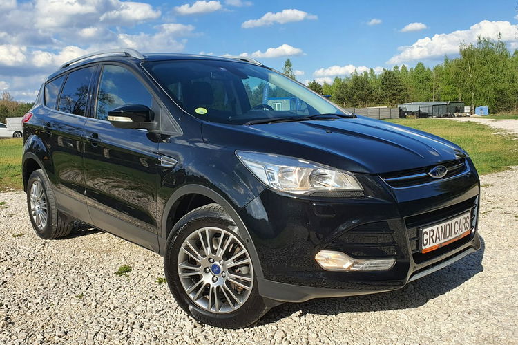Ford Kuga 2.0 TDCi 140KM # 4x4 # Titanium # Bogate Wyposażenie # Super Stan zdjęcie 3