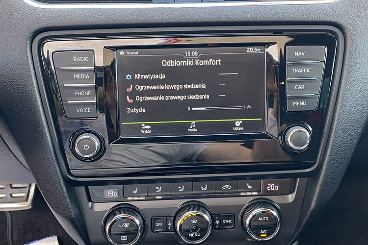 Skoda Octavia 2.0 184 KM VRS +automat+Led+BI KSENON+PANORAMA+Elekt. Klapa+Pod.Szyba zdjęcie 29