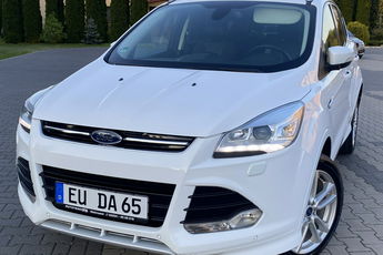 Ford Kuga Panorama+Ledy przód tył+Półskóry+Keyless Go+Climatronic+Podg Fotele
