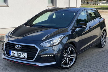Hyundai i30 Ledy+6 biegów+podgrz. kierownica+podgrz. fotele+NAVI+Komera cofania
