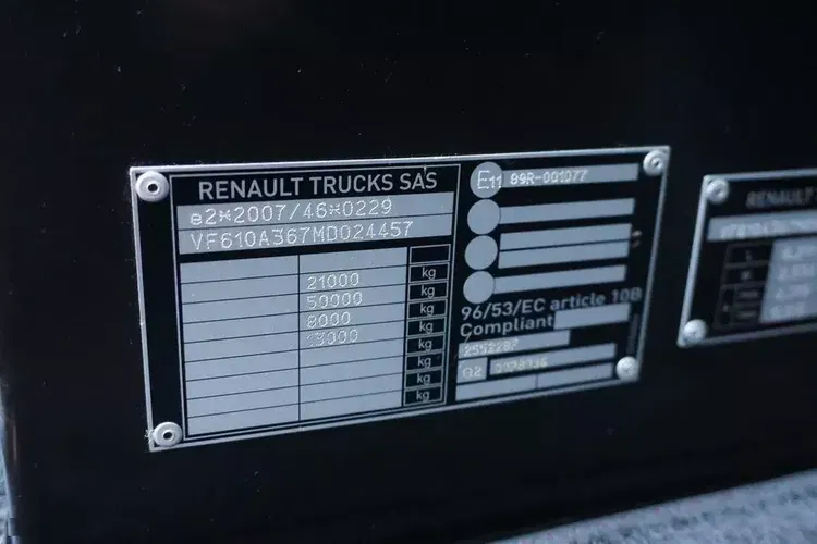 Renault / T 480 / EURO 6 / ACC / HIGH CAB / I - PARK COOL zdjęcie 11
