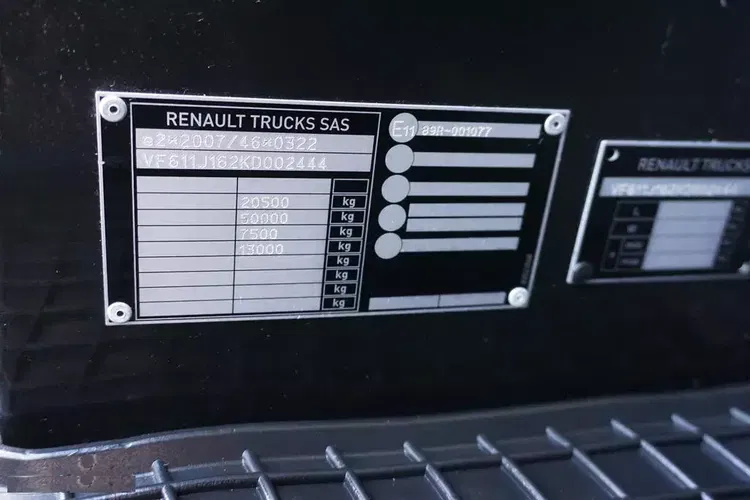 Renault T 430 / ACC / E 6 / FIRANKA / 18 PALET / ŁAD. 8820 KG zdjęcie 11
