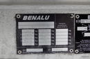 BENALU WYWROTKA / 24 m3 / HYDROKLAPA /  ALUMINIOWA / OŚ PODNOSZONA / SPROWADZONA zdjęcie 19