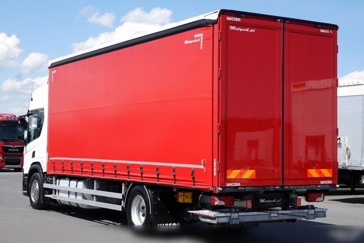 Scania P 280 / 4X2 / SOLÓWKA 18 T DMC / FIRANKA 7.7 M / WECON / WINDA DHOLLANDIA / OPONY 100% / PO KONTRAKCIE SERWISOWYM zdjęcie 4