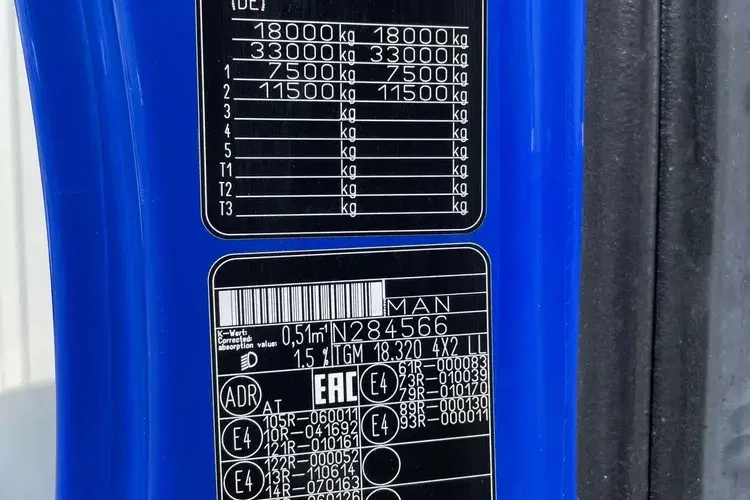 MAN TGM 18.250/ IZOTERMA/ ŁADOWNOŚC 9.2 Tony zdjęcie 15