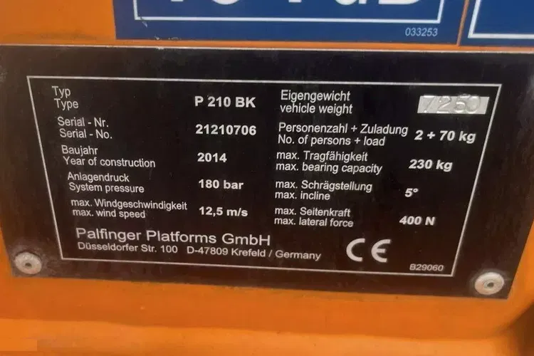 Mercedes Atego 718 E6 4x4 Zwyżka PALFINGER P210 BK Podnośnik Koszowy zdjęcie 7
