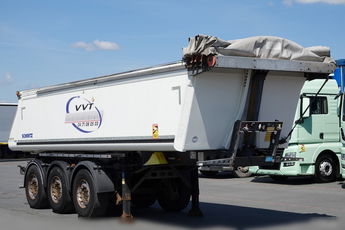 Schmitz -CARGOBULL / WYWROTKA 21 M3 / MULDA ALUMINIOWA  OŚ PODNOSZONA / SPROWADZONA 
