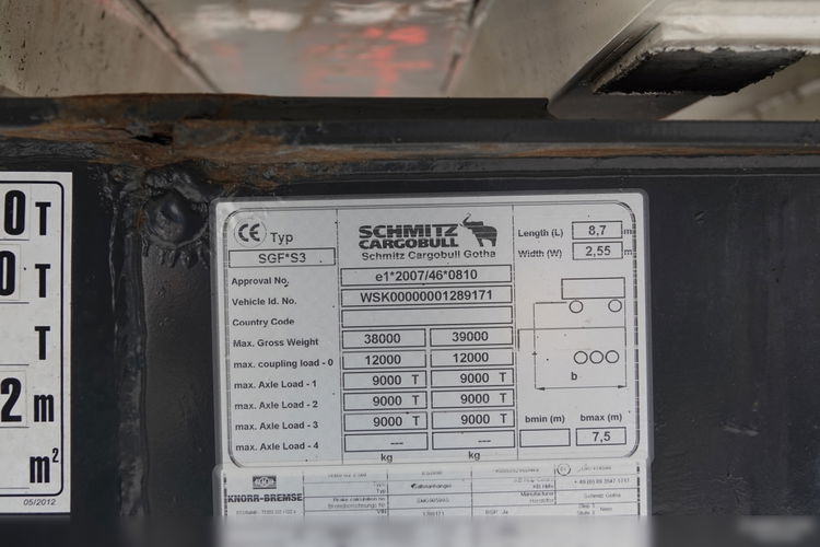 Schmitz -CARGOBULL / WYWROTKA 21 M3 / MULDA ALUMINIOWA  OŚ PODNOSZONA / SPROWADZONA  zdjęcie 20