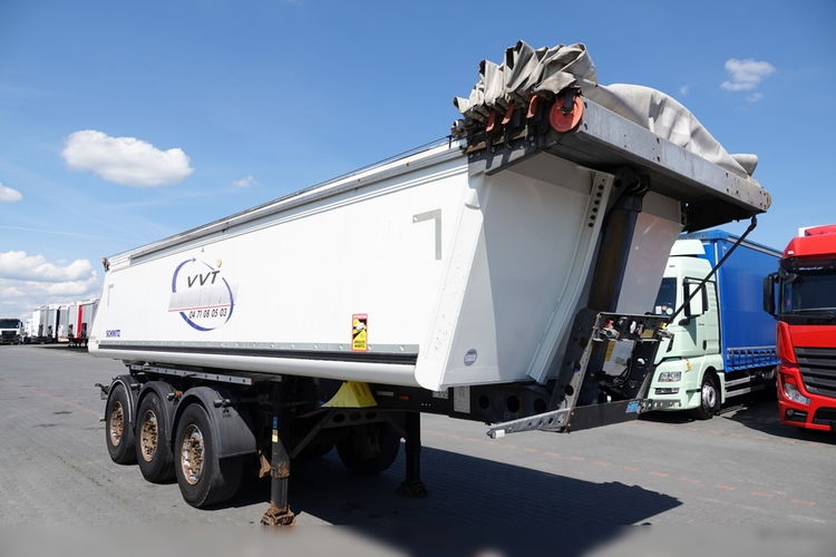 Schmitz -CARGOBULL / WYWROTKA 21 M3 / MULDA ALUMINIOWA  OŚ PODNOSZONA / SPROWADZONA  zdjęcie 8