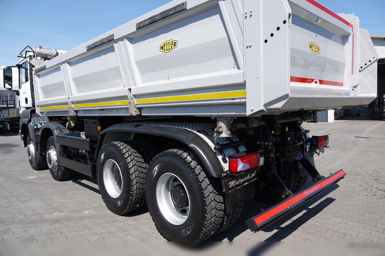 MAN TGS 41.510 / 8x6 / WYWROTKA / 3 STRONNA / BORDMATIC / HYDROBURTA / MEILLER KIPPER  / OPONY 100% / EURO 6 / 2020 ROK zdjęcie 23