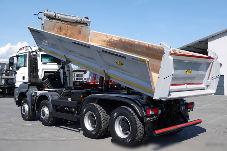 MAN TGS 41.510 / 8x6 / WYWROTKA / 3 STRONNA / BORDMATIC / HYDROBURTA / MEILLER KIPPER  / OPONY 100% / EURO 6 / 2020 ROK zdjęcie 4